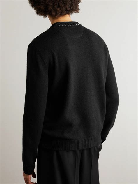 valentino stud detailed cashmere sweater dupe